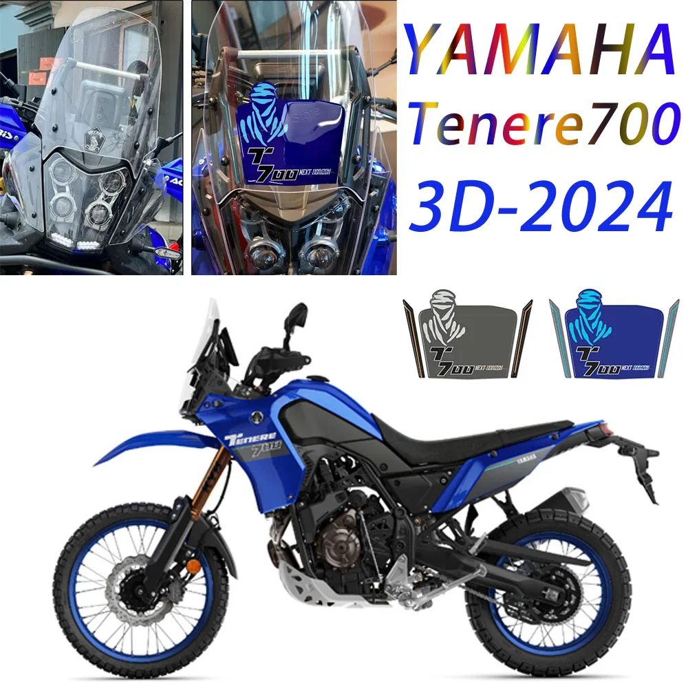 

Tenere 700 3D Motorcycle Gel Sticker Windshield Fairing Protector Waterproof Anti-Scratch for Yamaha Tenere 700 2023