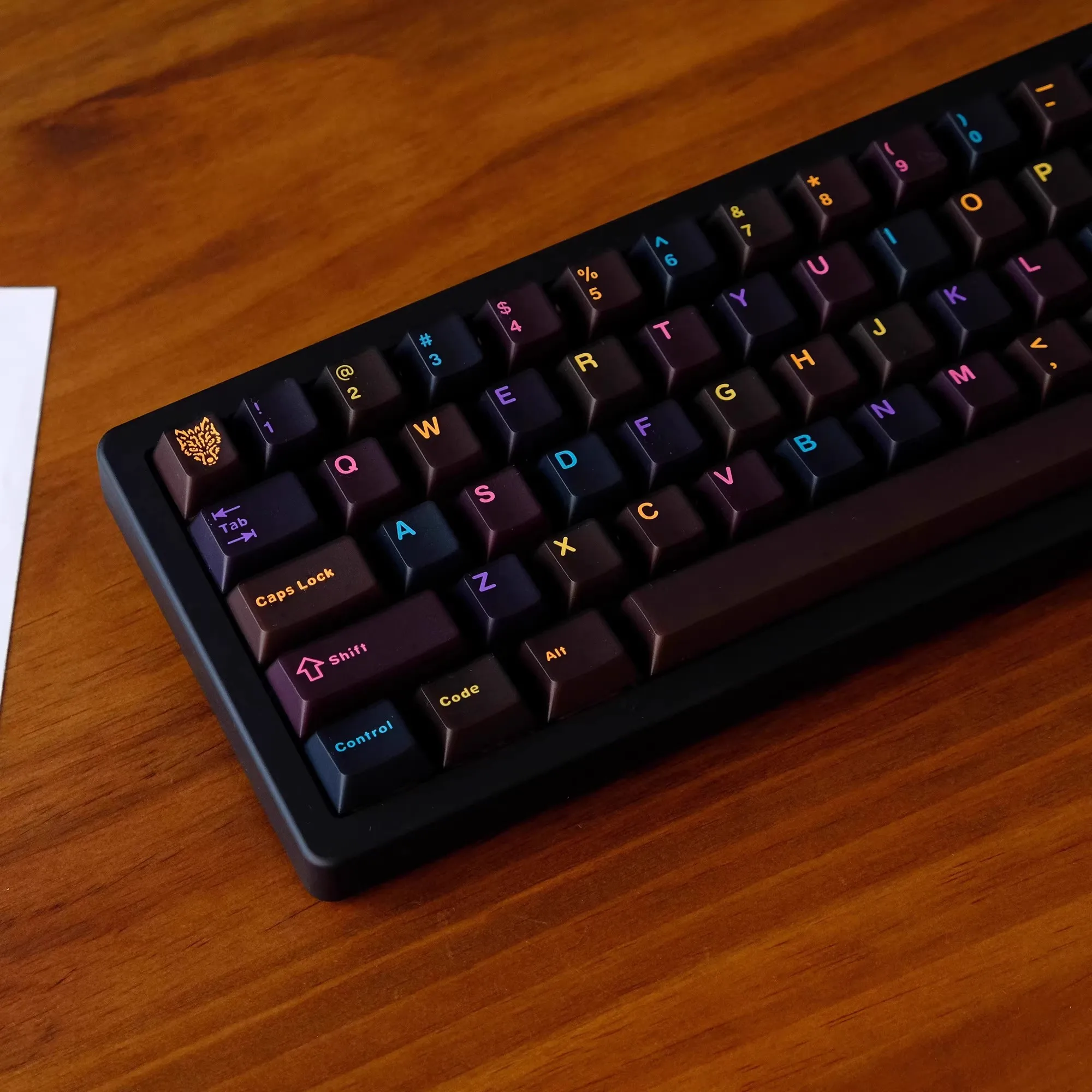 

GMK Colored Font 114 keycaps Cherry Height PBT Dye Subbed Key Caps Cherry Keycap With 2.25U 2.75U 3U 7U Spacebar ISO Enter