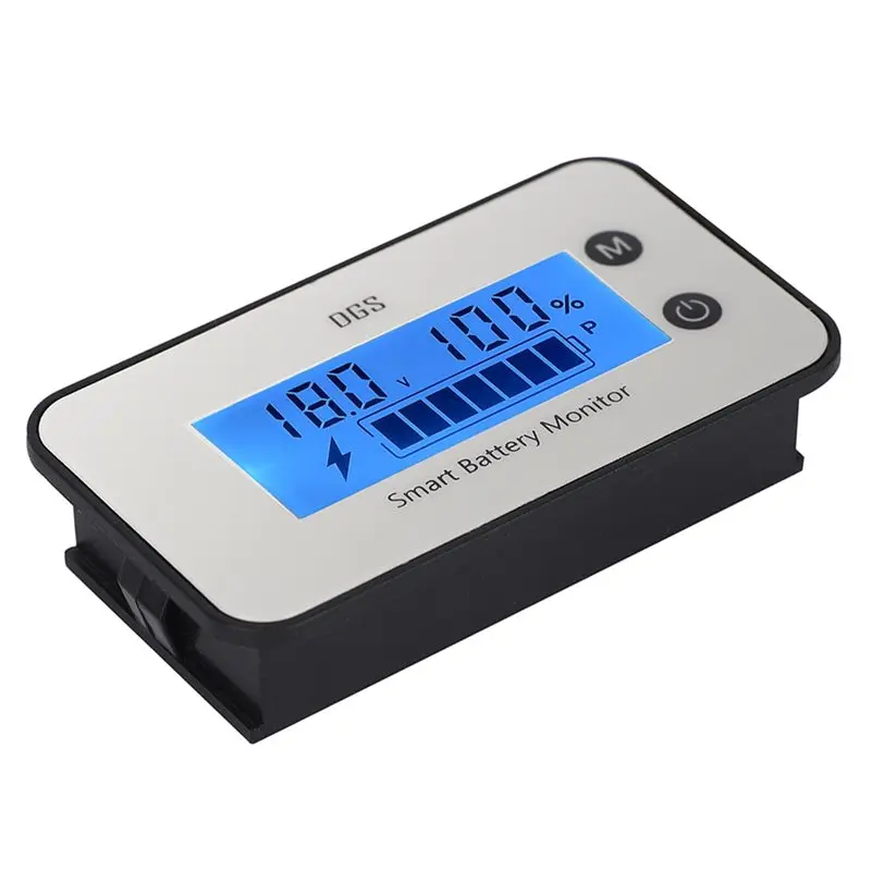 

【LAST CHANCE】монитор емкости аккумулятора, водонепроницаемый ЖК-дисплей постоянного тока 7-100 В для автомобиля, морского автофургона, тест на процентное напряжение аккумулятора