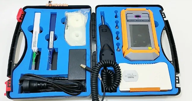 Imagem -06 - Fiber Video Probe Microscope Fvm100 Inspeção End Face Detector Display Optical Cleaning Tool Clean Pen