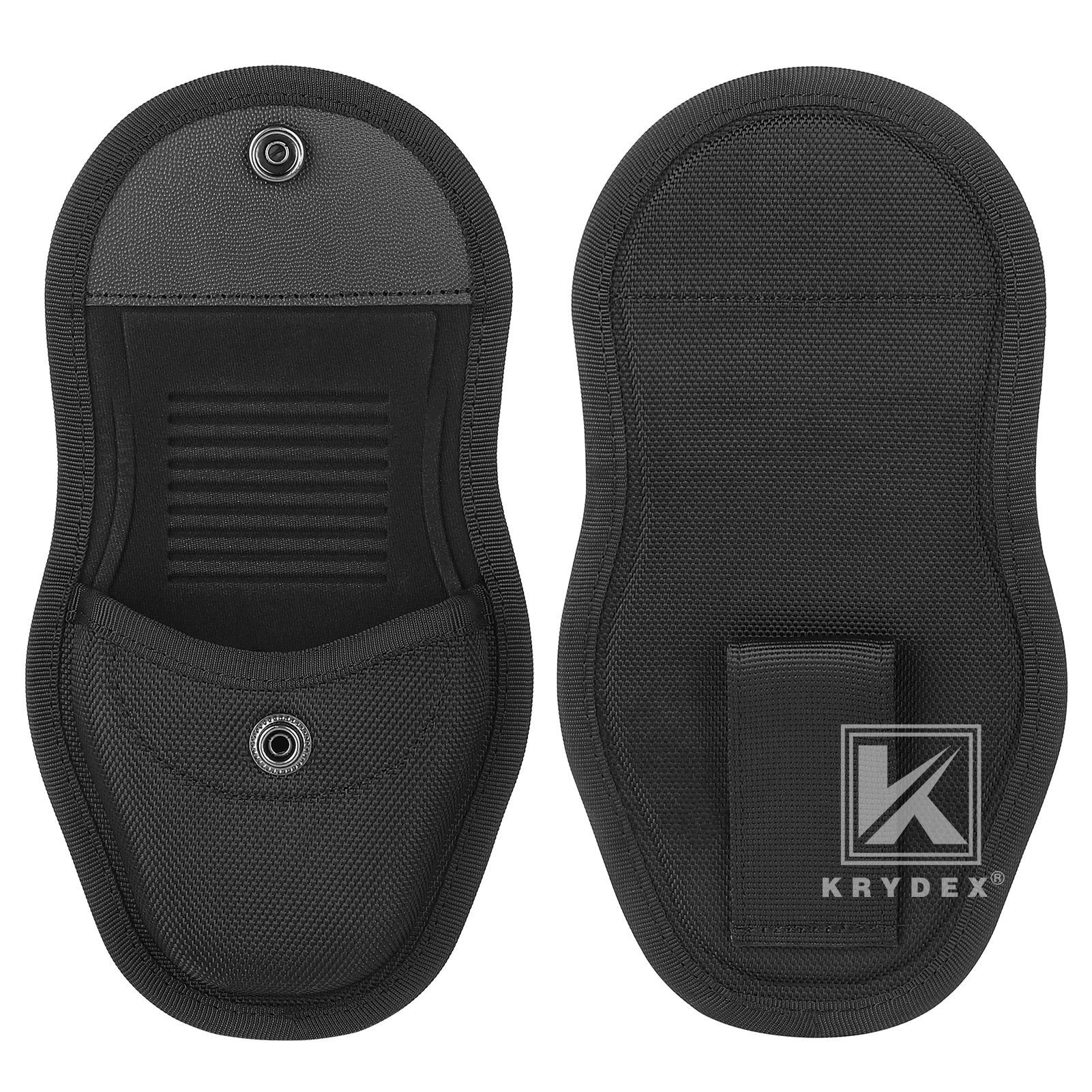 KRYDEX Tactical 1000D Hidden Snap Handcuff Case Single Classic Handcuff Pouch For Law Enforcement Equipment Duty Belt