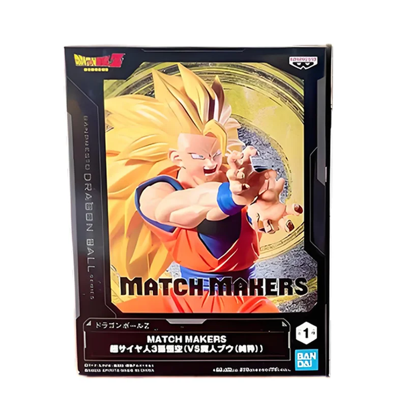 

[Genuine Original] Bandai Banpresto Dragon Ball Z Match Makers Goku Super Saiyan3 PVC Anime Figure Model Collector Figurine Toys