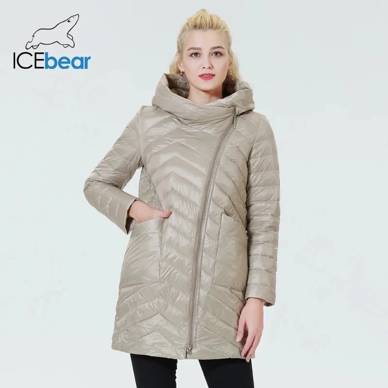 ICEbear 2023 Women Spring jacket quality women coat fashion female parka brand clothing GWC20299D