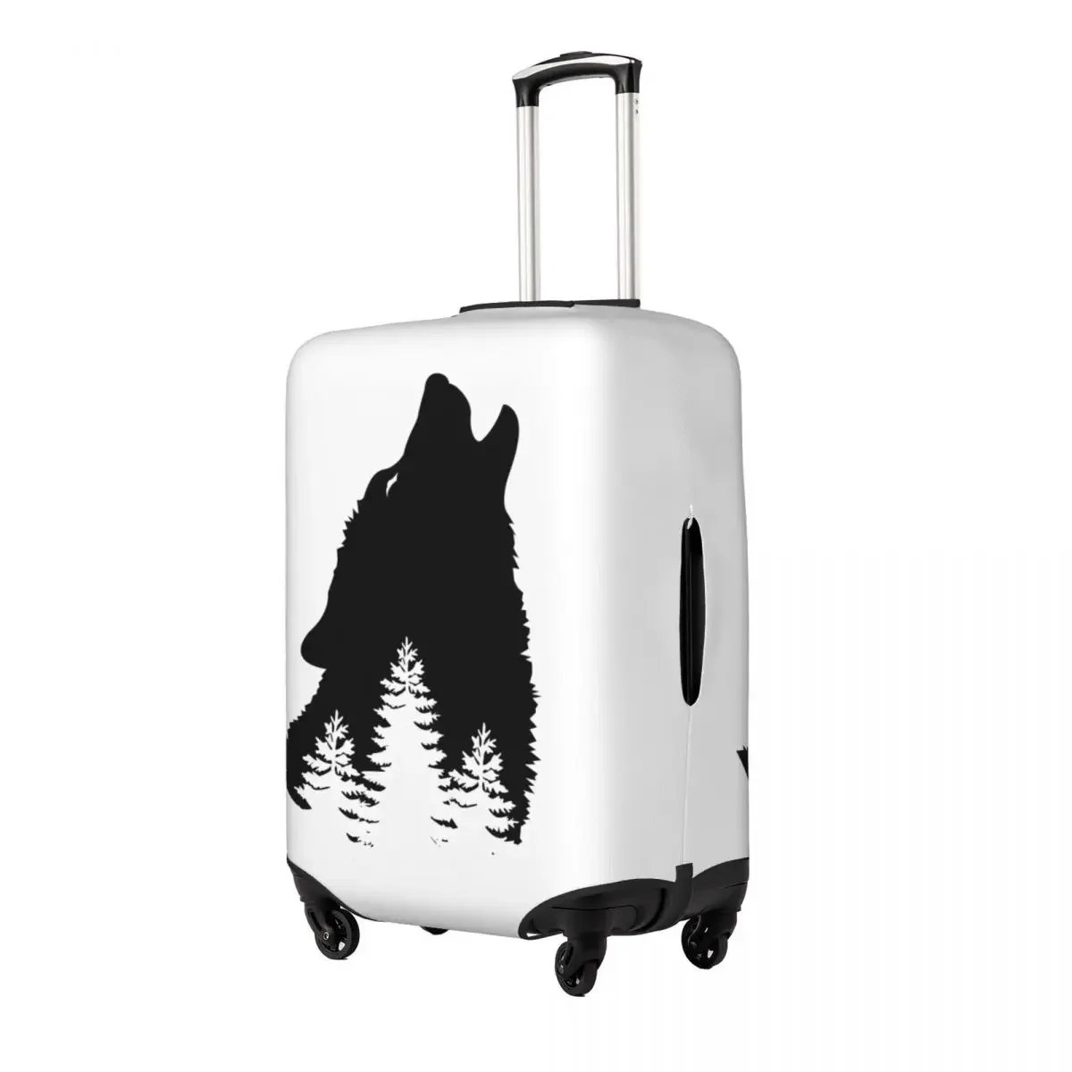 Wolf Premium Print Luggage Protective Dust Covers Elastic Waterproof 18-32inch Suitcase Cover Travel Accessories