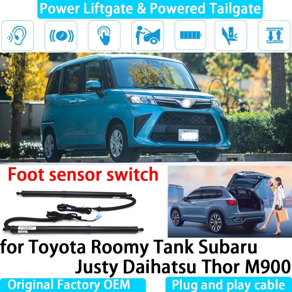 

for Toyota Roomy Tank Subaru Justy Daihatsu Thor M900 Automatic Electric Power Liftgate Powered Tailgate Strut Tail Gate
