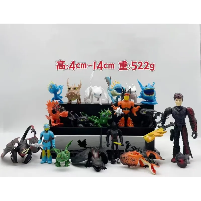 أنيمي قطار التنين خبير الشكل 6/8/10/12/15/18 قطعة خبراء التنين تمثال جمع نماذج ألعاب الدمى لهدايا عيد ميلاد الطفل