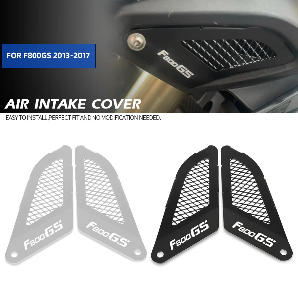 Motorcycle Accessories Air Intake Cover Grille Guard Aluminum For BMW F800GS F 800GS F800 GS F 800 GS 2013 2014 2015 2016 2017 