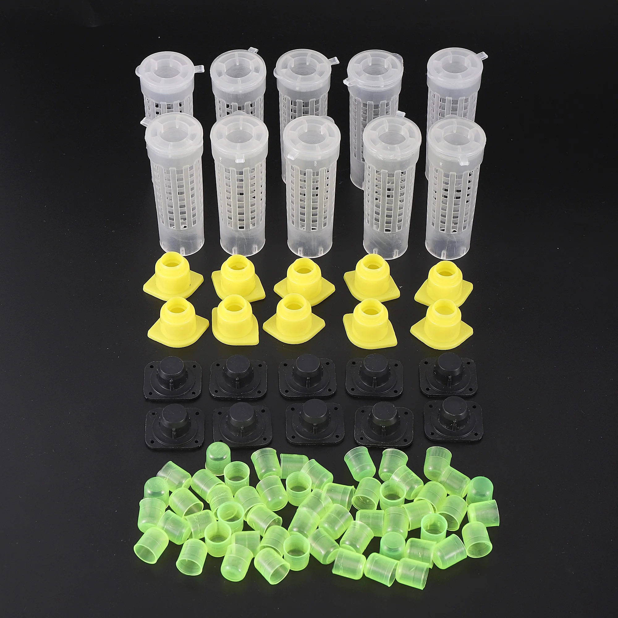 King Queen Rearing System Plastic Bee Beekeeping Catcher Box Cell Cups Cage Complete Kit Apiculture  Bees Tools Cages