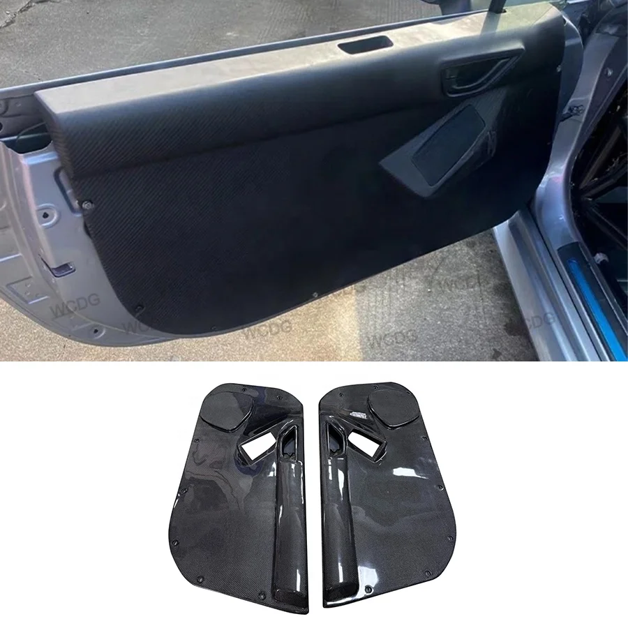 Style Dry Carbon Fiber Side Inner Door Panel for Subaru BRZ ZD8 ZN8 GR86 2021+ Car Inner Door Cover Panel Bodykit