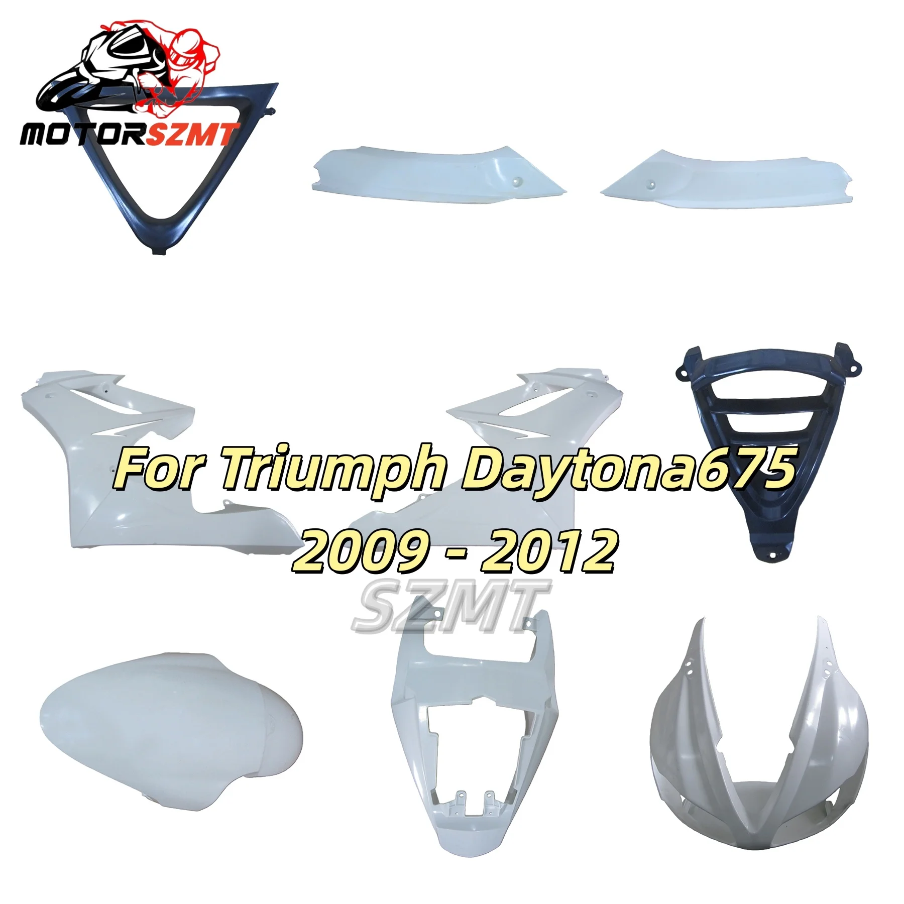 

Daytona675 Prime Fairing Kit For Triumph 675 2009 2010 2011 2012 Complete Bodywork Plastics Kits Covers Fairings Unpainted