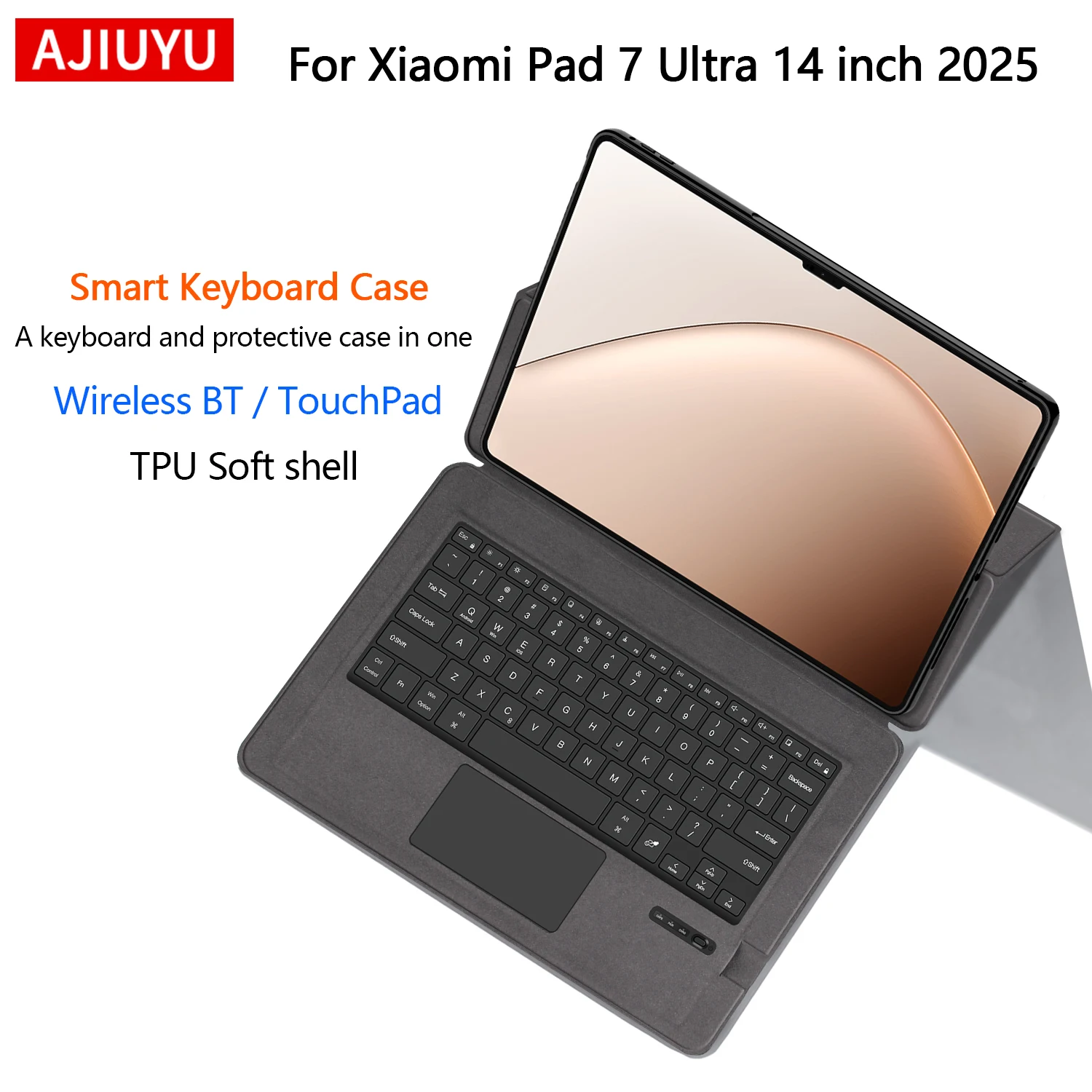 

AJIUYU Magic Keyboard Case For Xiaomi Pad 7 Ultra 14 inch 2025 Cover Mi Pad 7 ultra Wireless TouchPad Keyboard Protective Case