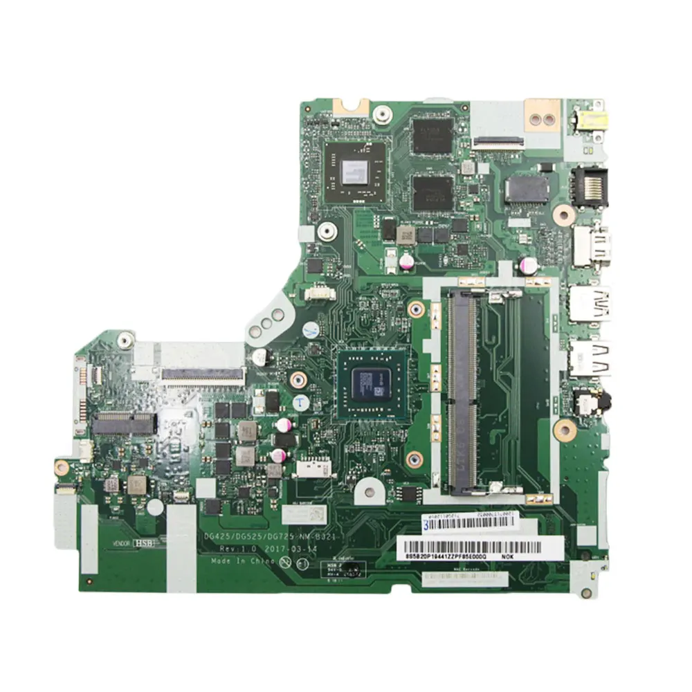 Imagem -04 - Placa-mãe do Portátil para Lenovo 5b20p19429 Dg425 Dg525 Dg725 Nm-b321 32015acl 320-15ast a6 a9 Cpu 2g-gpu Ddr3