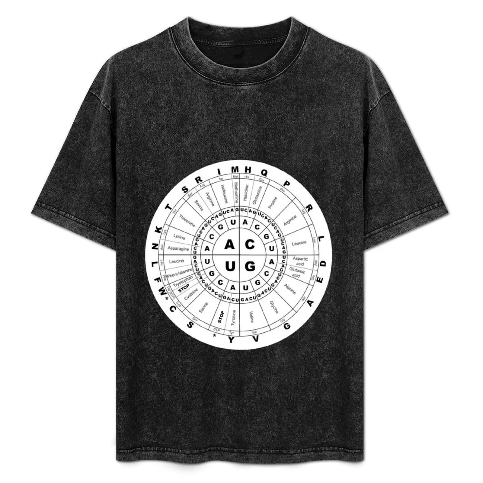 

RNA codon reference wheel T-Shirt anime hippie clothes baggy shirts mens graphic t-shirts funny