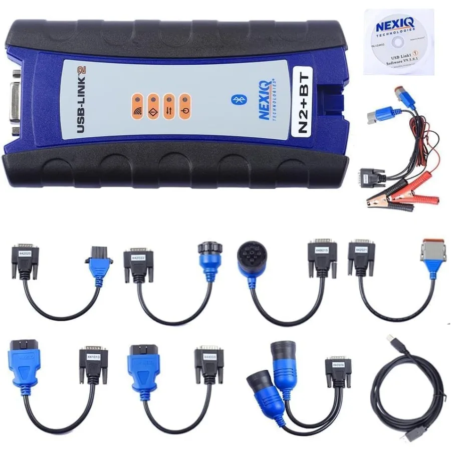 

Diesel Universal Heavy Duty Truck Excavator Diagnostic Scanner Tool with Nexiq USB Link 2 Interface Adapter for 124032 Diagnosi