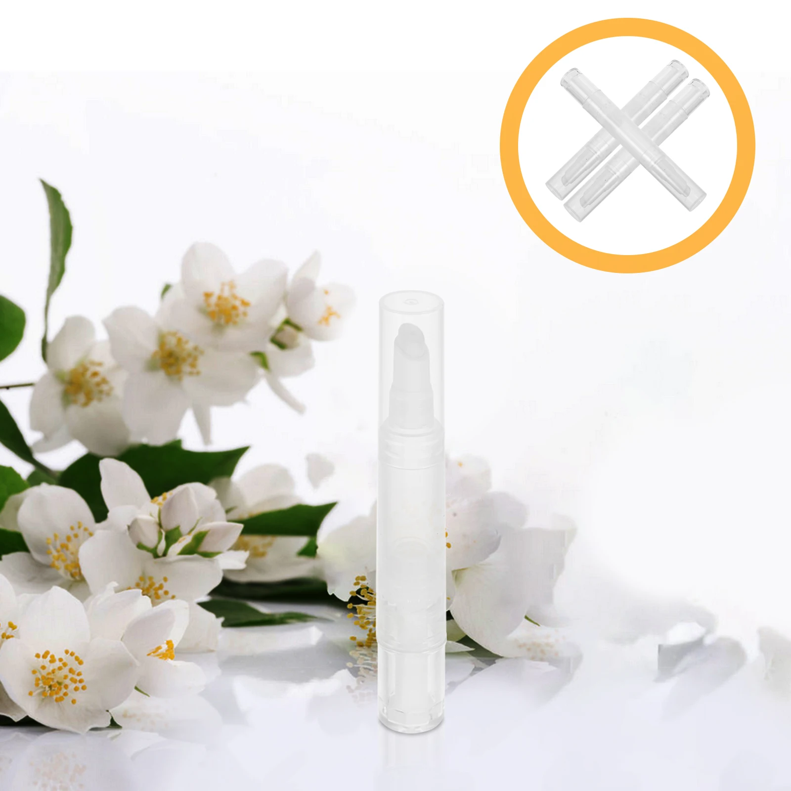 

3 Pcs Refill Pen Foundation Twist Pens Empty Tube Cuticle Oil Nail Lip Gloss Applicator Holder Pack