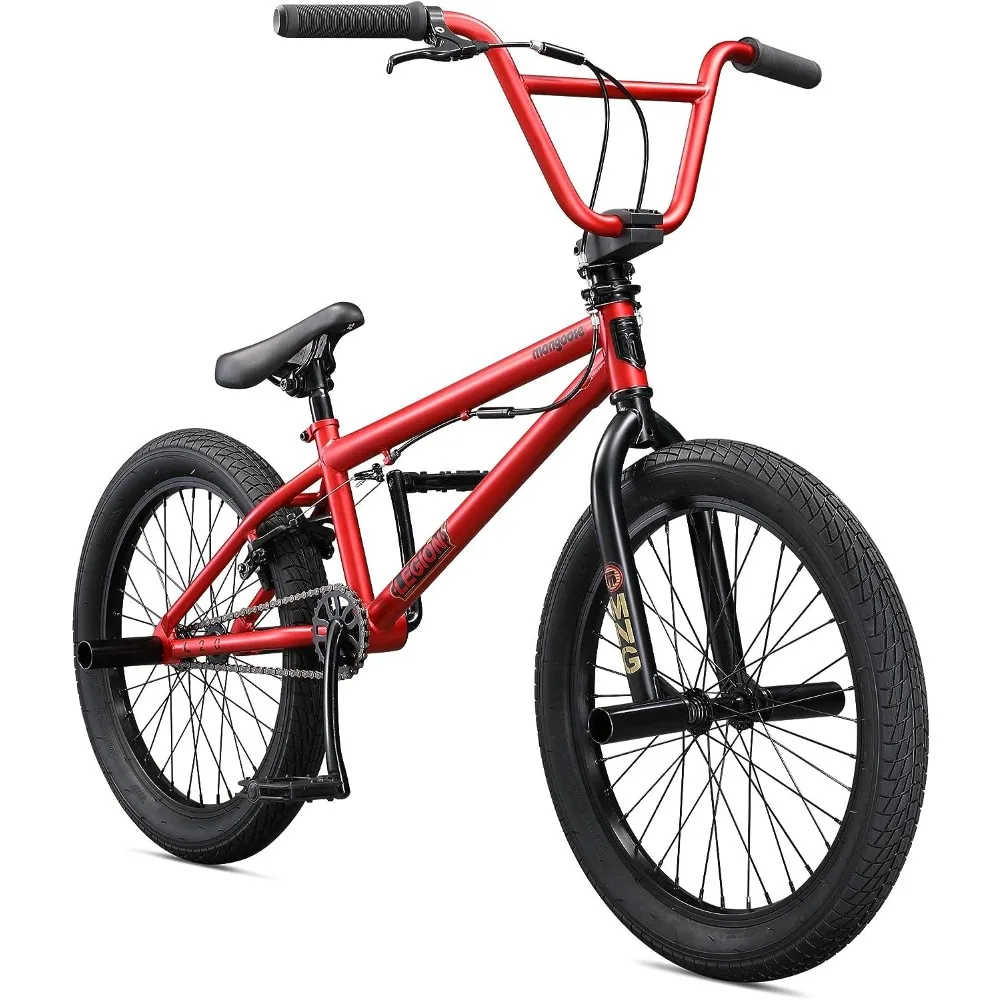 

Legion Kids Freestyle BMX Bike, Intermediate Rider, Boys and Girls Bikes, 20-Inch Wheels, Hi-Ten Steel Frame