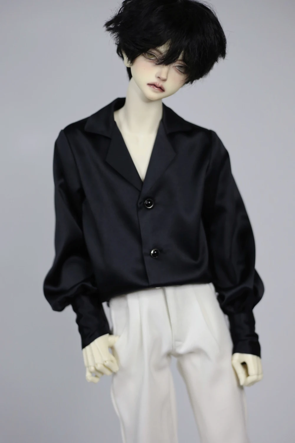 

Suit collar acetate silk shirt Acid Shirt For BJD 1/4 1/3 Uncle ID75