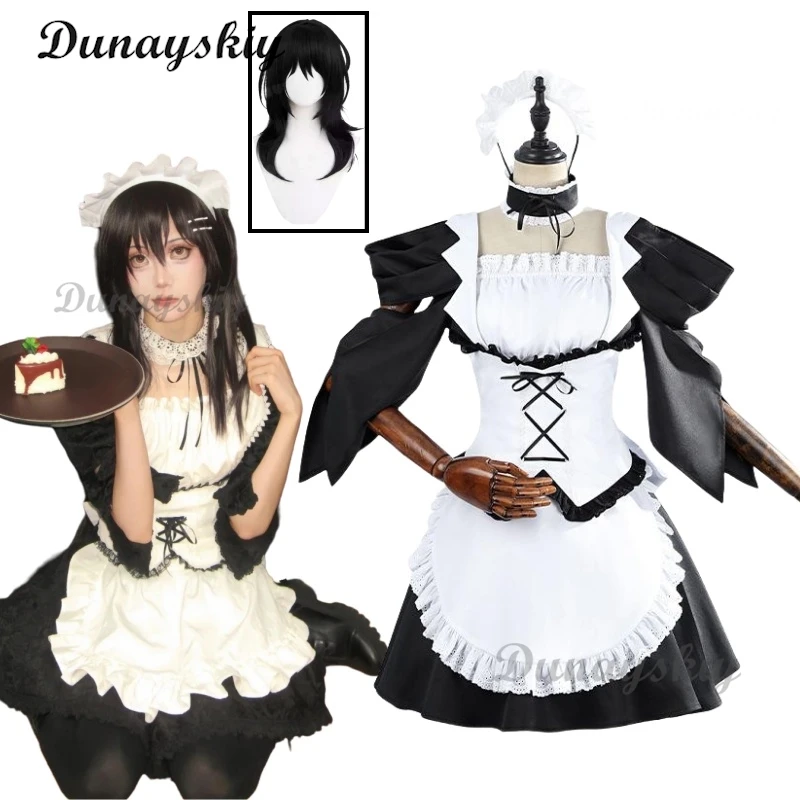 Ayuzawa Misaki Cosplay Costume Wig Anime The President Is The Maid Costume Sweet Maid Dress Halloween Party Role Play Clothing