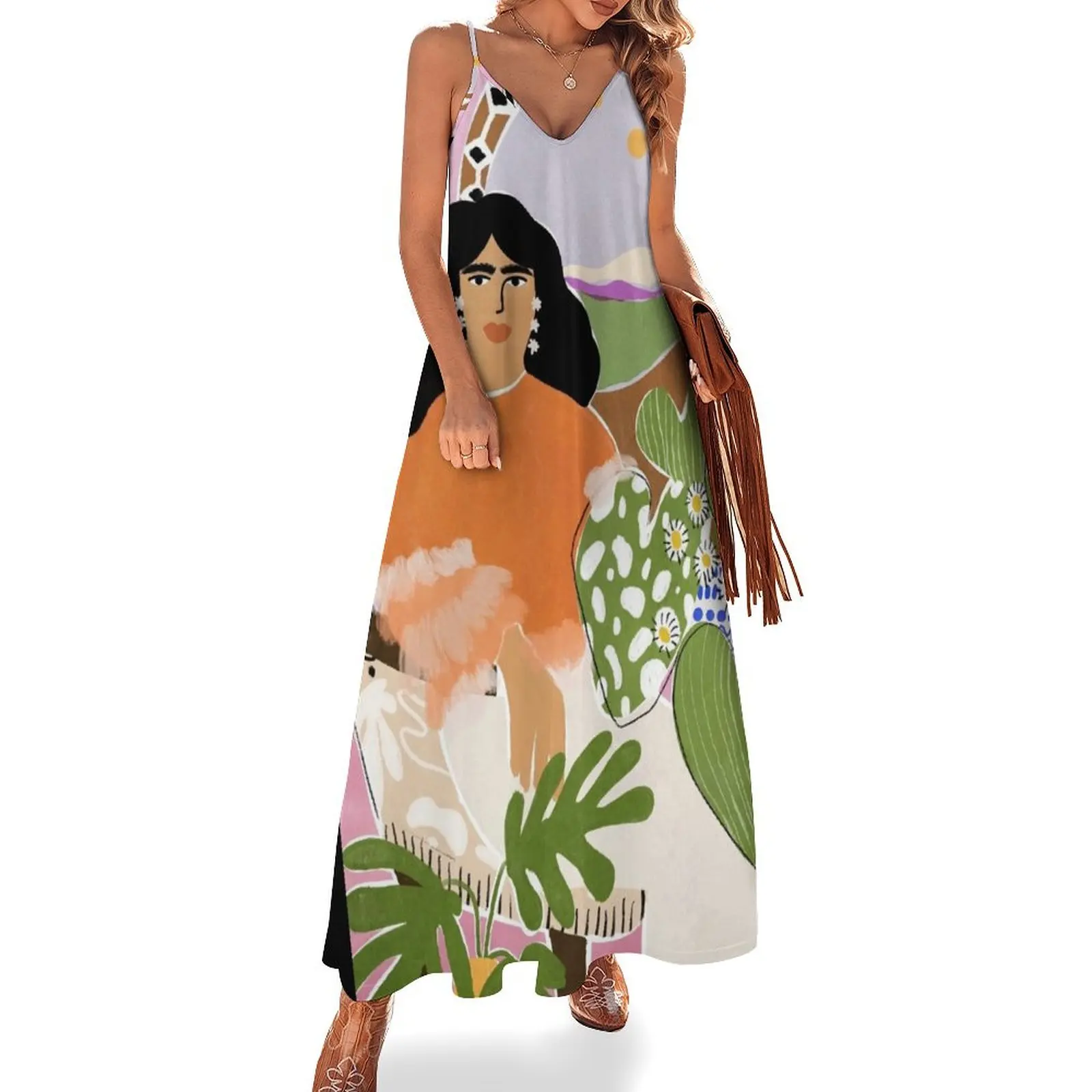 

Colourful World Sleeveless Dress dress for women dress party evening elegant luxury celebrity