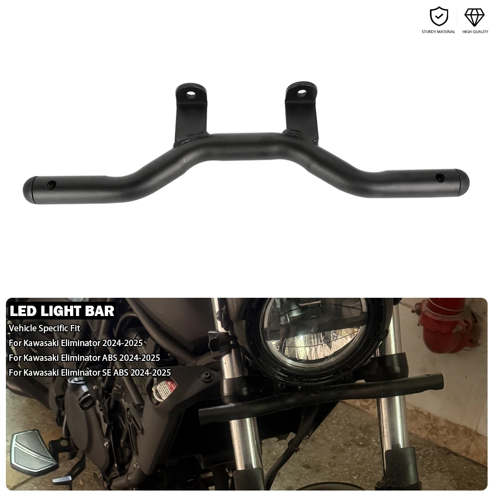 

Fog Lamp Bracket Spotlight Holder LED Light Bar 22mm Auxiliary Headlight Bar Fits For Kawasaki Eliminator 500 SE ABS 2024 2025