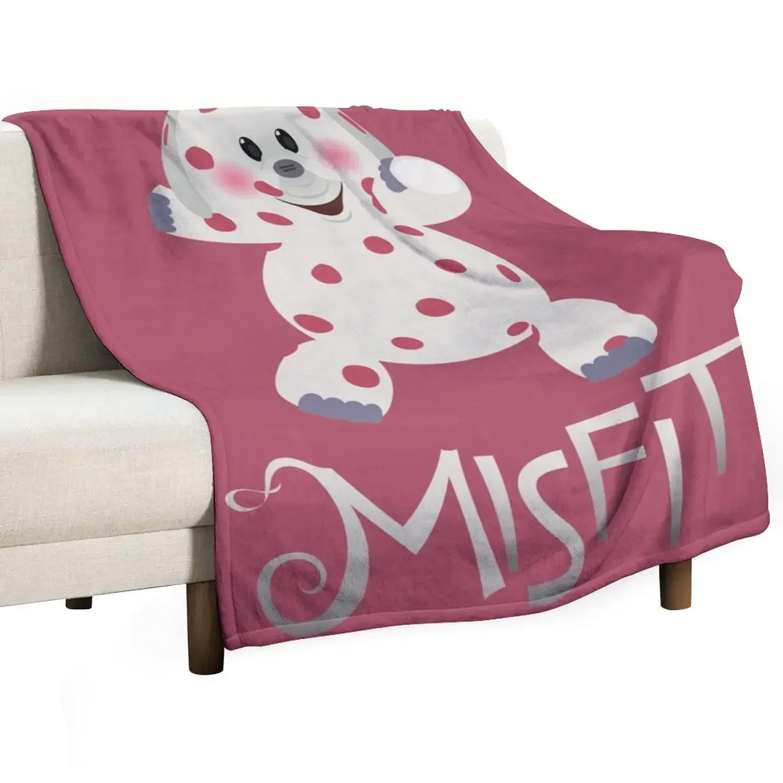 

Misfits - Spotted Elephant Throw Blanket Wrinkle Resistant Lightweight Blanket