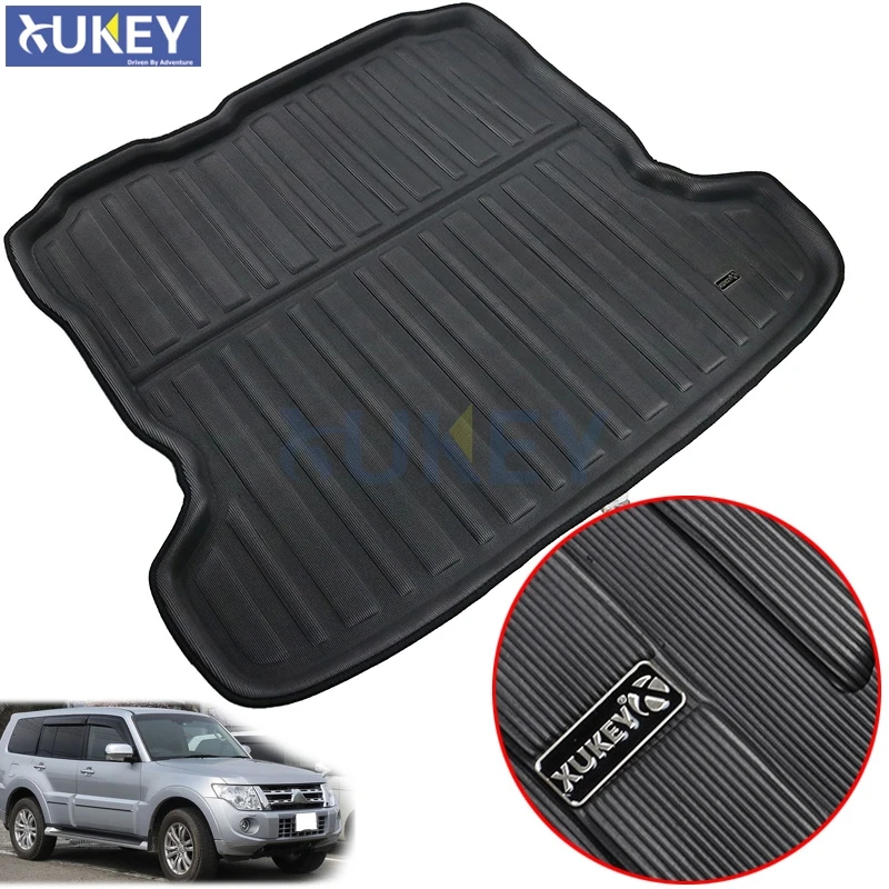 Polymères de coffre arrière pour Mitsubishi Pajero Shogun, tapis de sol Cargo Escaler, doublure de coffre, 2006-2016, 2007-2010, 2012, 2013, 2014-2015, 2018