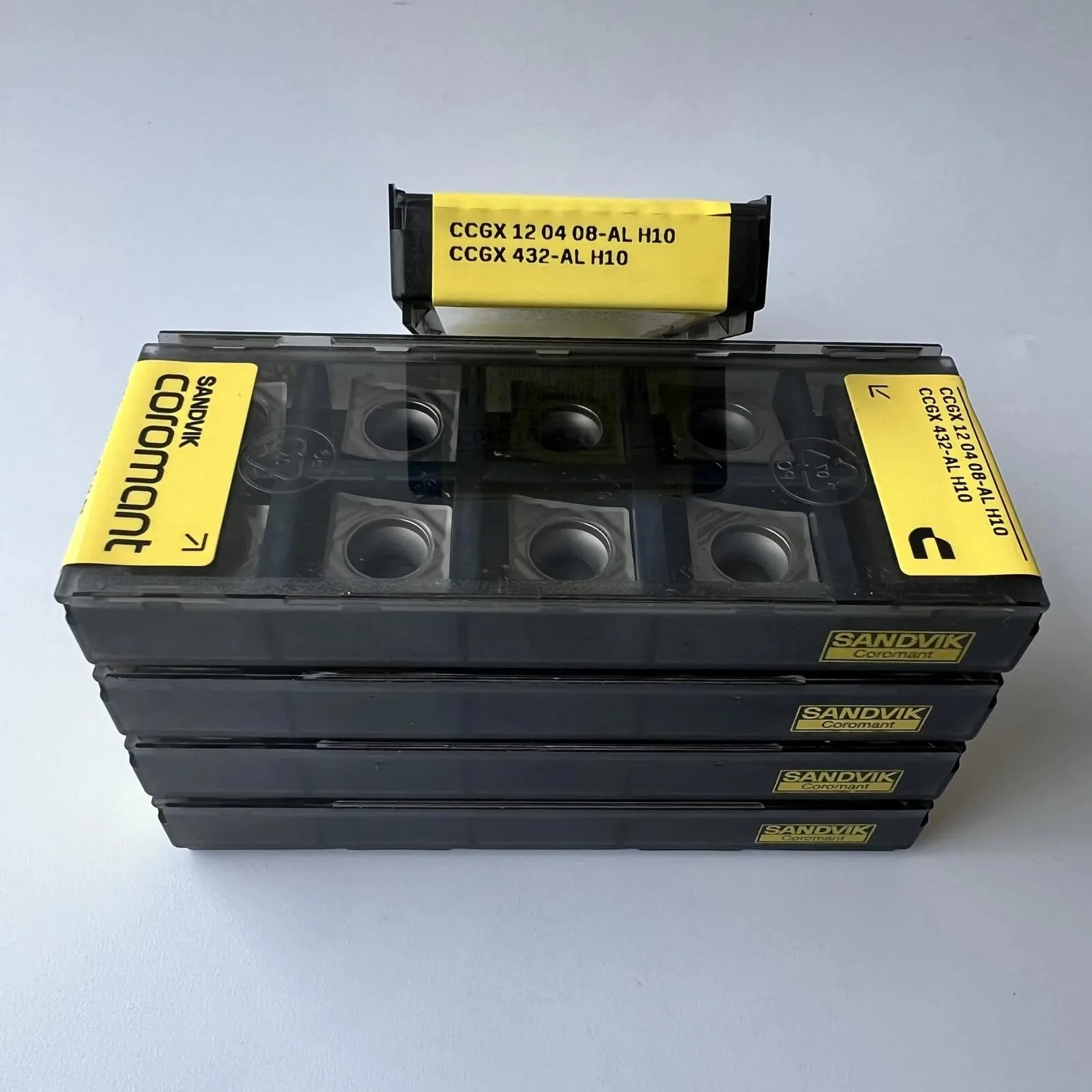 Original SANDVIK / CCGX120408-AL H10 / Hard alloy CNC Blade 10 Pcs