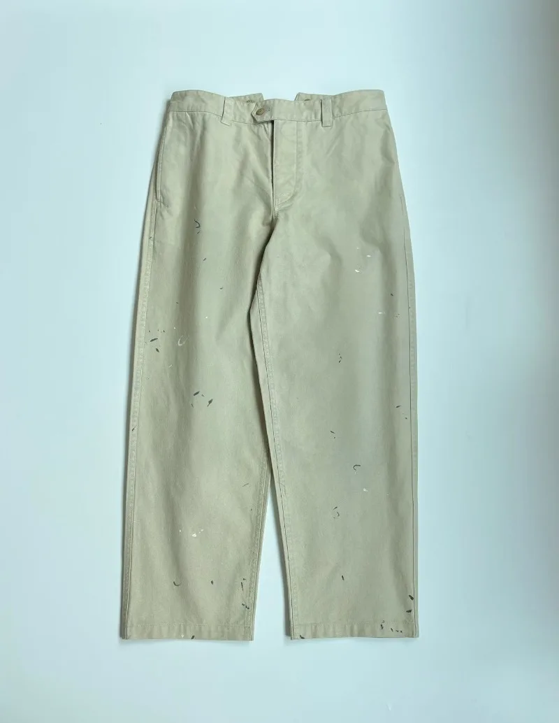 VSVM TILLER PANTS DMGD ink-splashed old casual pants