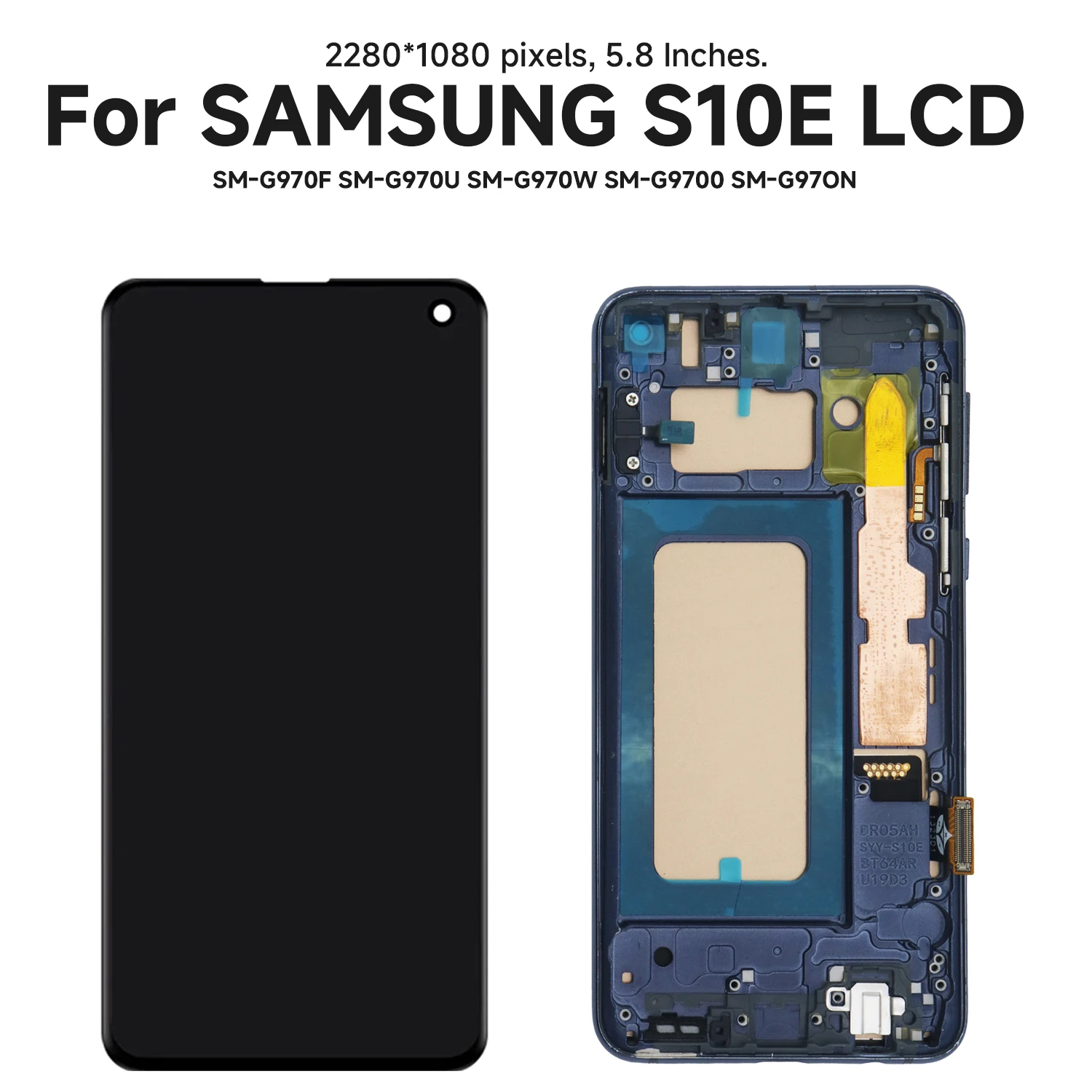 S10E For Samsung 5.8\'\'For  G970F G970U G970W G970 G970N LCD Display Touch Screen Digitizer Assembly Replacement