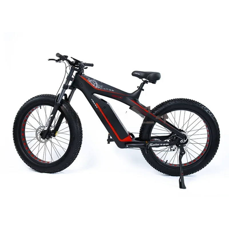 Dropshipping 1000W E Bike Fat Tire Electric Bicycle 26*4.0 Tyre  Carbon EBIKE Electric Cycle