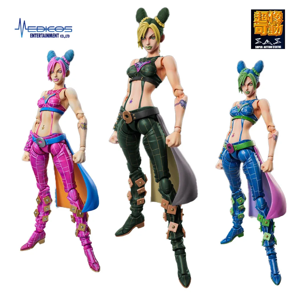 

In Stock 100% Original Medicos SAS Jolyne Kujo Third JOJO'S BIZARRE ADVENTURE STONE Animation Model Art Collection 15CM