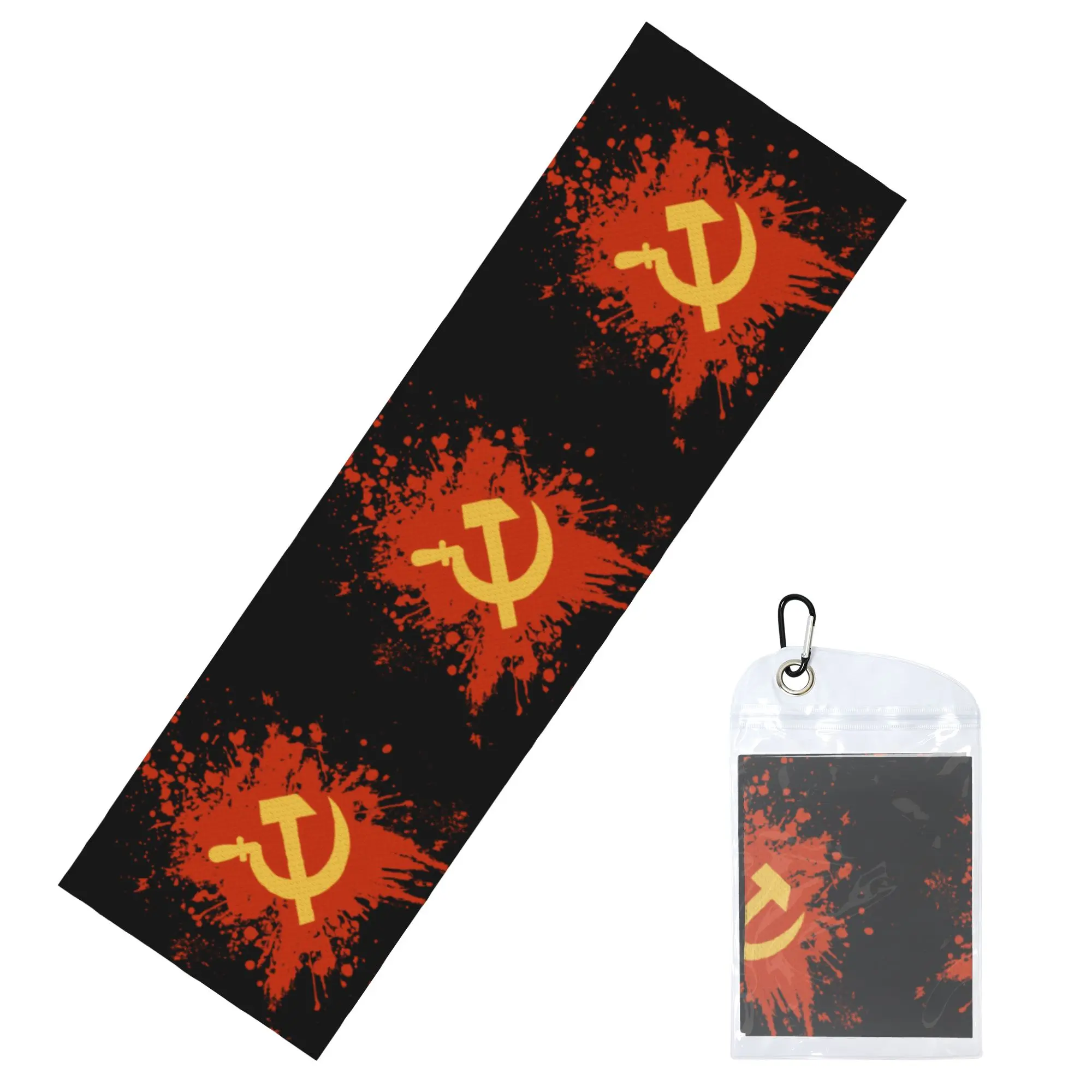 Russia Flag USSR Soviet Union Hammer Sickle CCCP Cold Exercise Towel Quick Dry Face Towel  Bath Towels