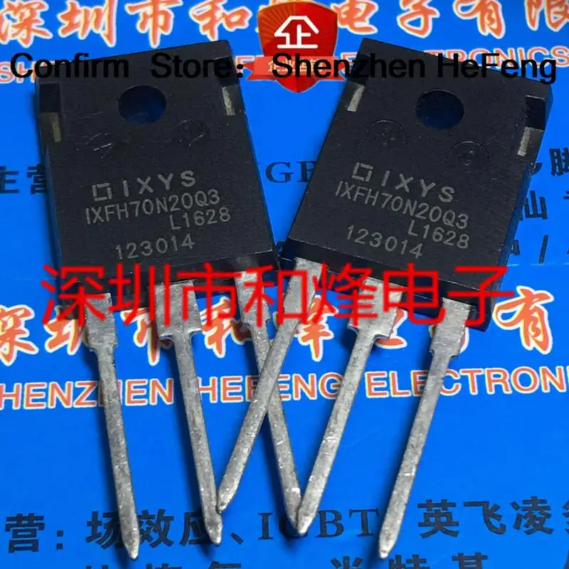 5PCS-10PCS IXFH70N20Q3  TO-247 200V 70A FAST SHIPPING  BEST QUALITY  ON STOCK