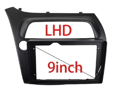 For Honda Civic Double Din Fascia Radio Dvd Stereo Panel Dash Mounting Trim Kit Face Frame