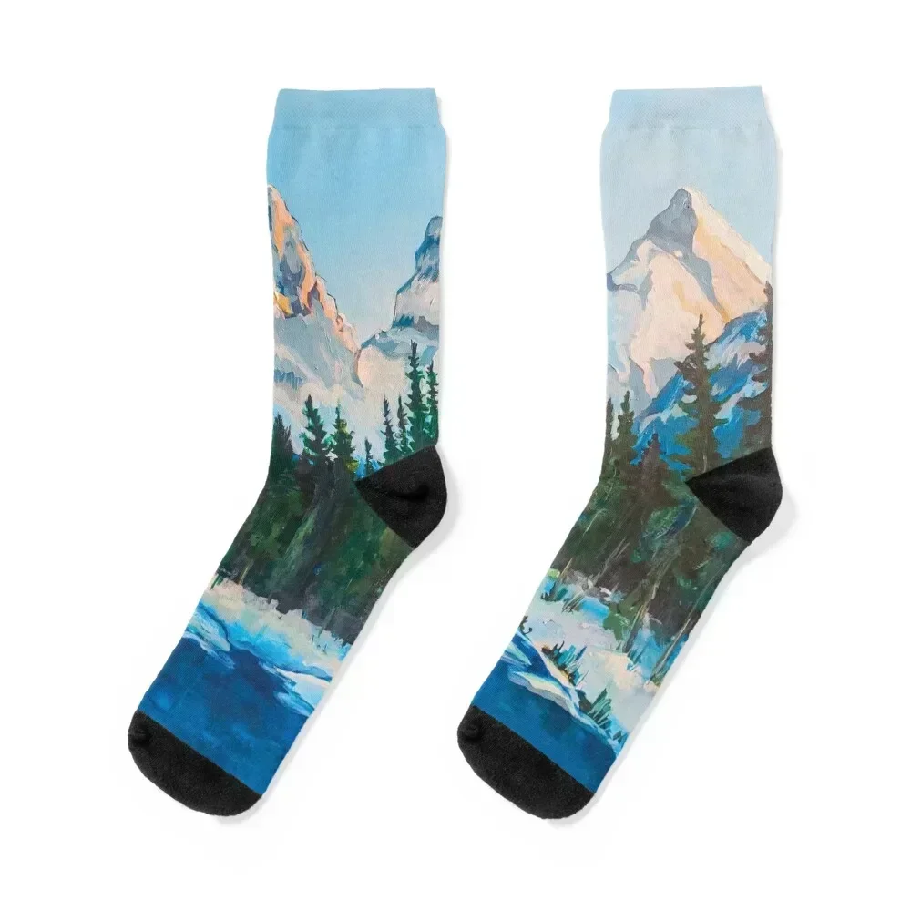 

Three Sisters Socks floor floral golf Thermal man winter Socks Men Women's