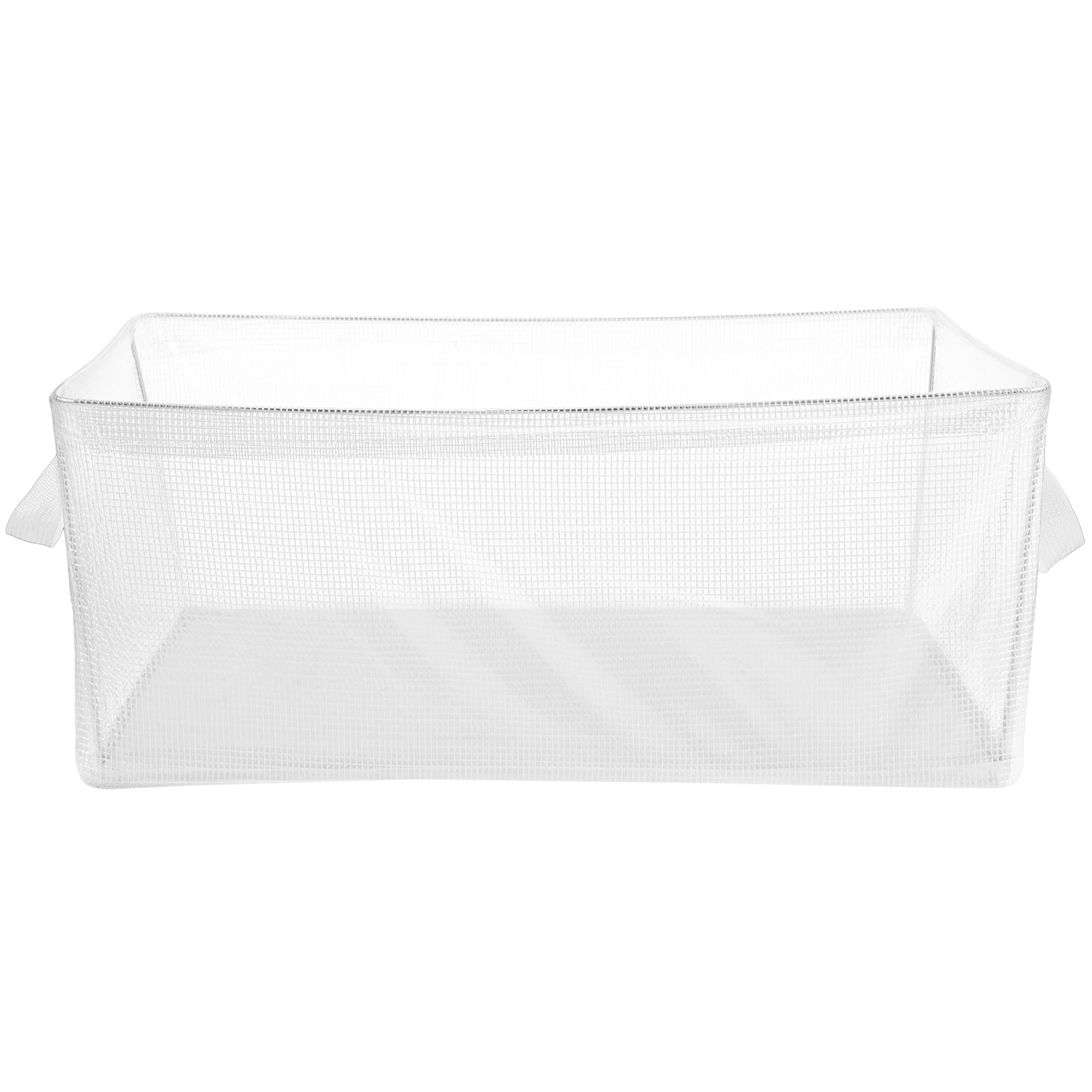 

Large Capacity Foldable Steel Frame PVC Storage Box 47x28x20cm Closet ganizer Stackable Plastic Bins Wardrobe Clothes Container