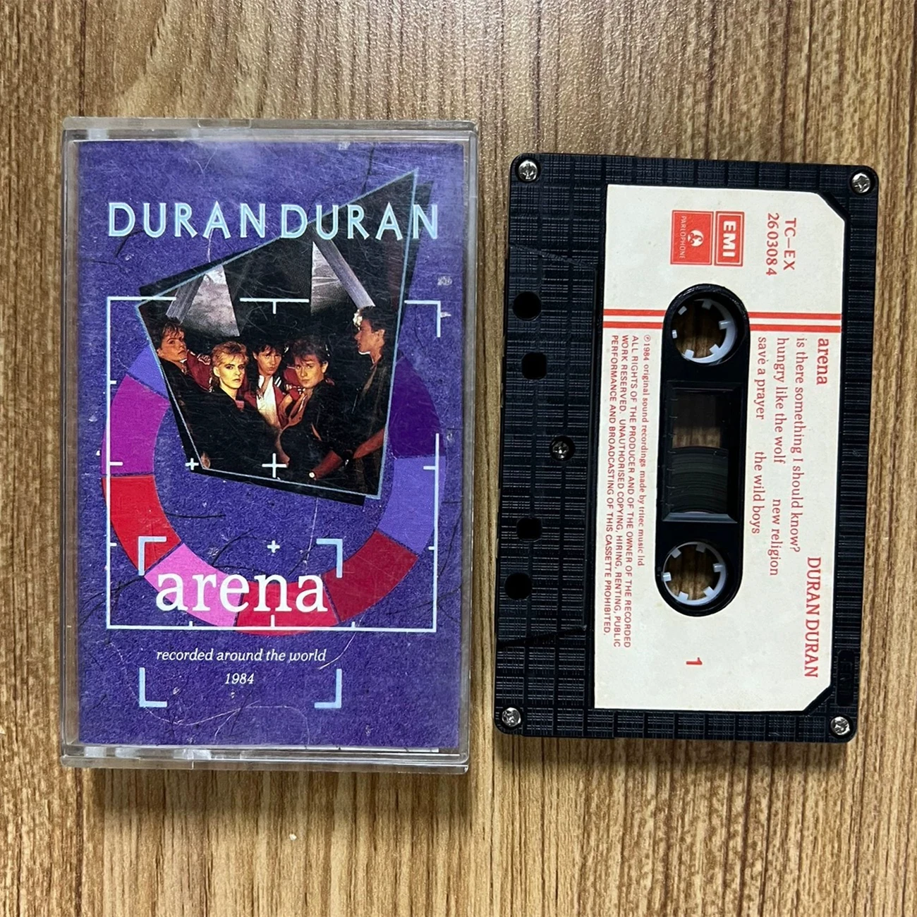 

Pop Duran Duran Simon LeBon Music Tape Arena Album Wild Boy Cassettes Cosplay Walkman Car Recorder Soundtracks Box Collection