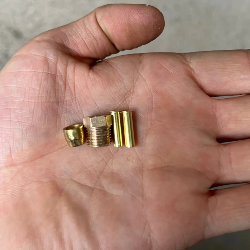 **High Pressure Nylon Tube Hose For Air Compressor Copper Accessories Connects Pressure Switch And Check Valve 30cm