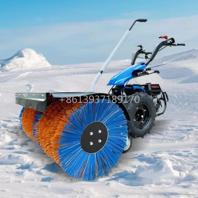 Hand-pushed Snowplow Small All-gear Snowplow Property Snow Clearing Multi-function Vehicle Snow Removal Fuel Snow Thrower