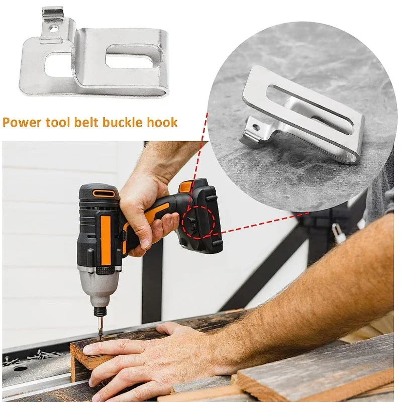 Waist Buckle Belt Clip Hook With Screws Set For WORX 20V WU268 WU278 WU279 WU278.9 WU279.9 WX279 WX268 WX278 Power Tools
