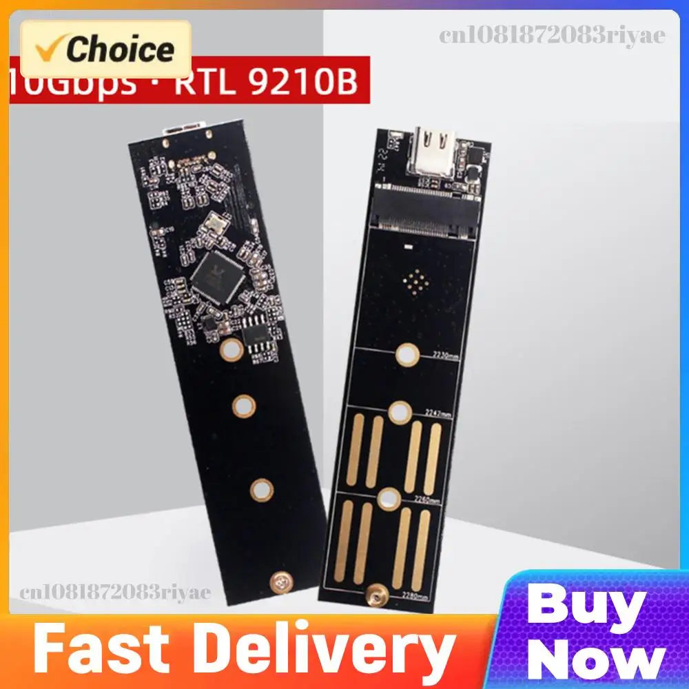 M.2 to USB 3.0 Type C Riser Board Converter NGFF B+M Key 6Gbps 10Gbps NVME Adapter Card for 2230 2240 2260 2280 M2 SSD