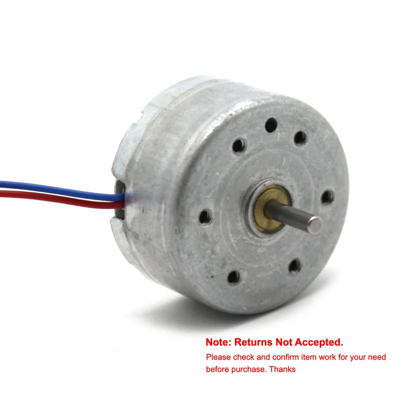 DC 3V-6V 8000RPM Micro Mini RC300 Solar Power Motor Small 24mm Electric Toy Motor 2mm shaft Spindle Engine DIY Hobby Toy Model