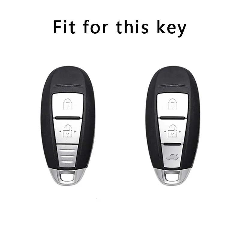 For Suzuki Vitara Swift Ignis Kizashi SX4 Baleno Ertiga Key Case Cover Shell Fob Bag Protector Car Interior Accessories