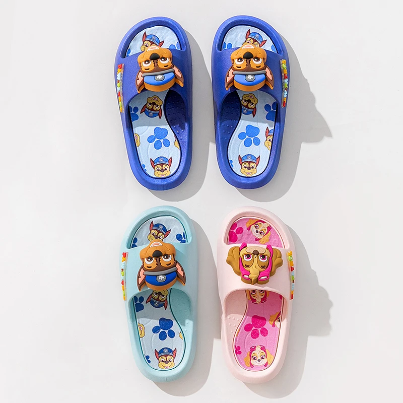 PAW PATROLChildren pantofole suola morbida Cartoon Slipper donna uomo bagno sandalo PVC antiscivolo scarpe per bambini sandali regali