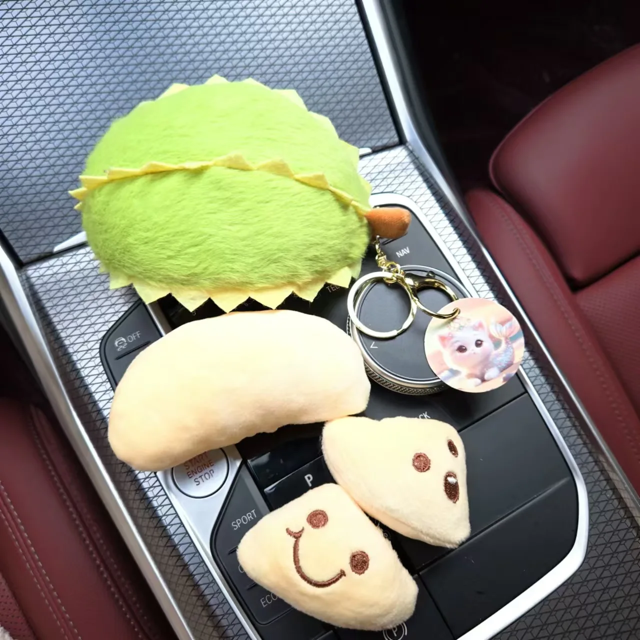 Tearable New decompression soft toys Big Durian Pillow Creative Fruit Plush Doll Birthday Gift