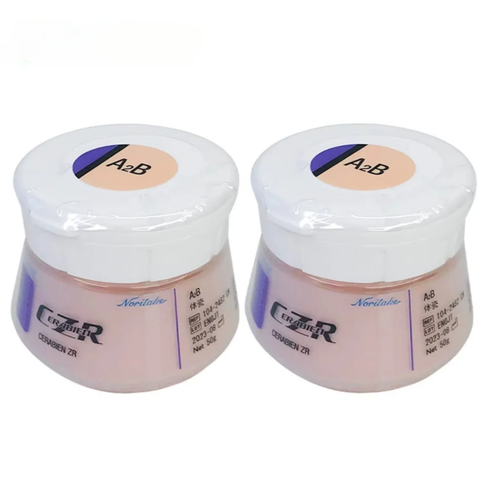Dental Porcelana Noritake CZR Body Ceramic Powder NW0B EW00B 50g Body Porcelain for Zirconia Ceramic Dental Restoration Material