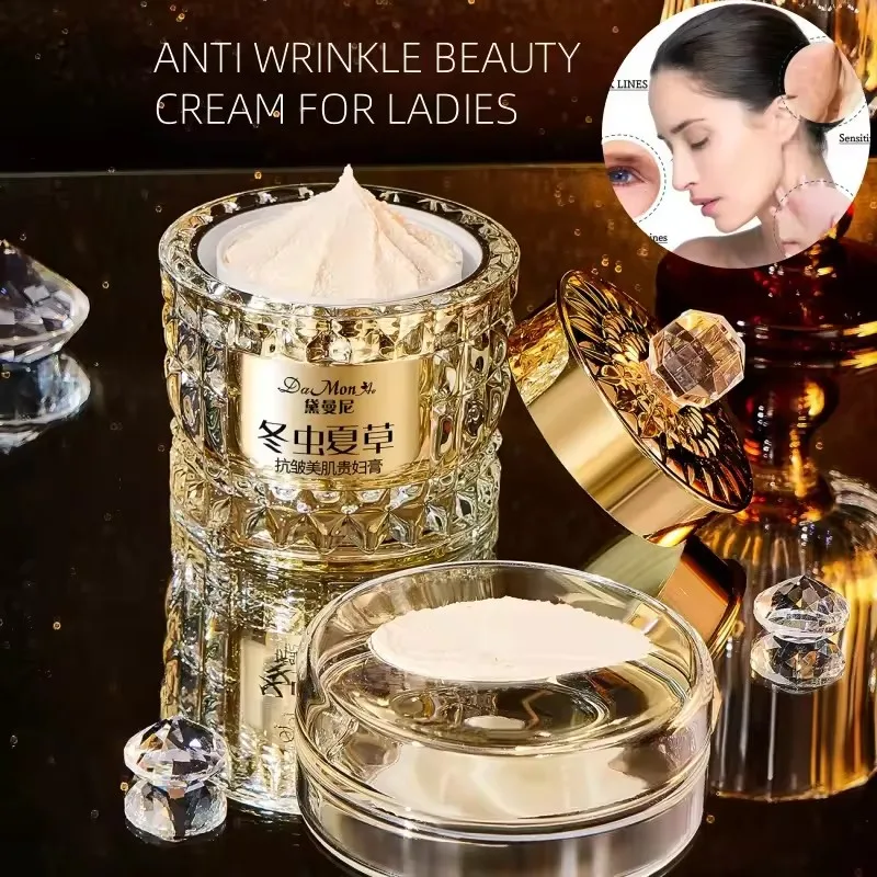 

Крем для лица с женьшенем и жемчугом Кордицепс, увлажняющий, осветляющий, укрепляющий, против морщин, крем для лица, средства по уходу за кожей лица