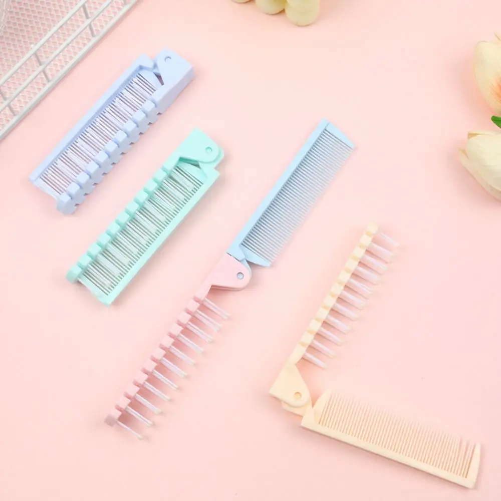 

Hair Styling Folding Pocket Combs Hair Brush Hair Cutting Brush Hair Comb Hairdressing Tools Double Head Hairdressing Combs