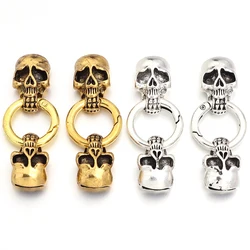 1 Set Skull Snake Head Connector Clasps Metal Spring Buckle Tail Clasp End Connections For DIY Jewelry Making Bracelet Necklace