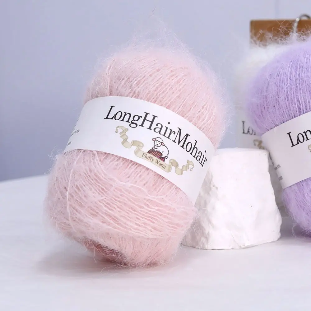 100g/set Alpaca Mohair Yarn for Hand Knitted Sweaters Hats Scarfs Shawls Gloves Socks DIY Soft Comfortable Skin Friendly Thread view 4
